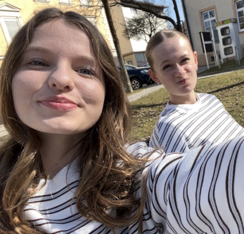 Bild mit einer Freundin