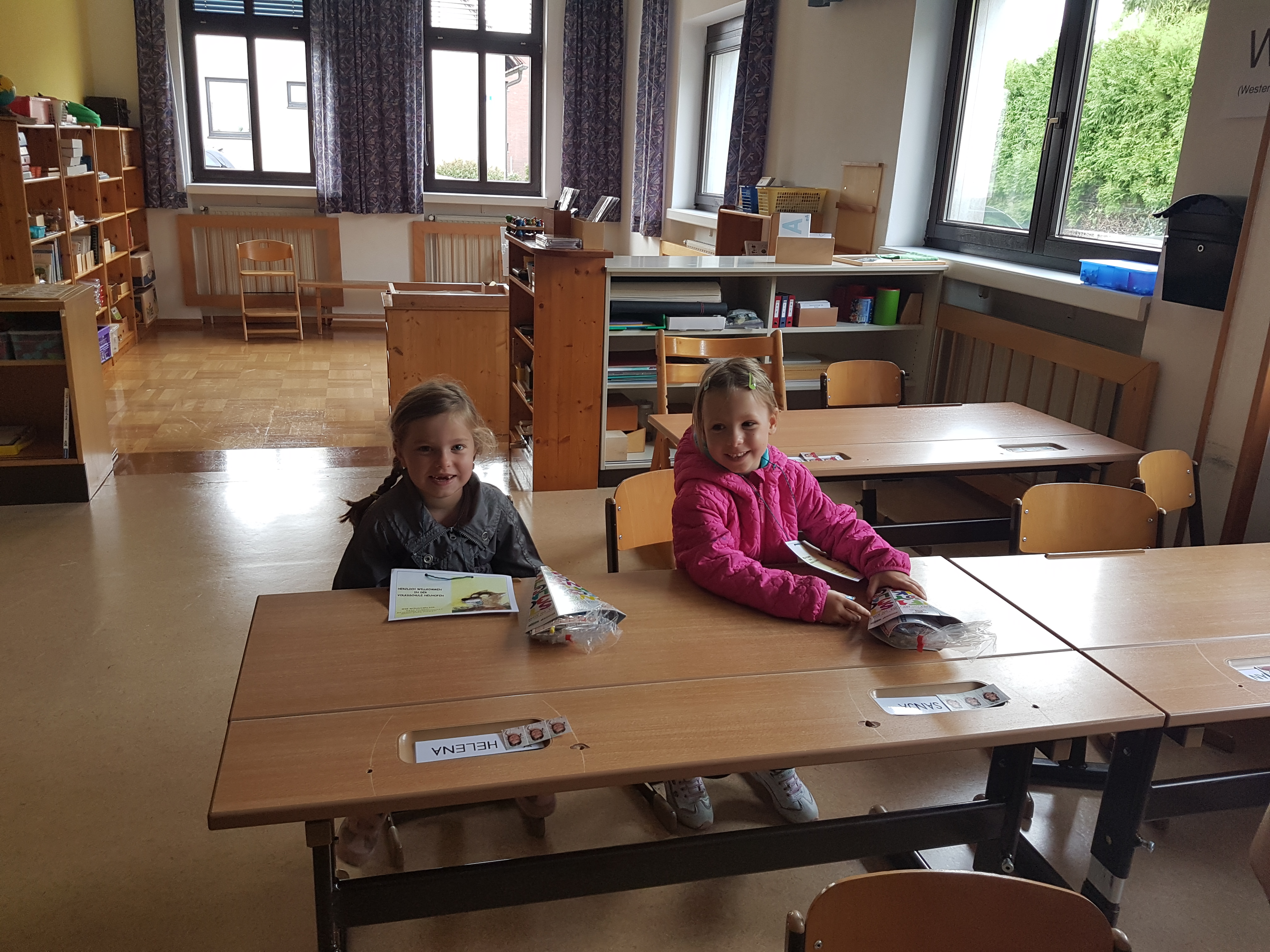 Ich mit einer Schulfreundin am ersten
