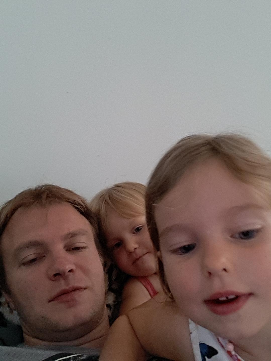 Bild mit Papa und Ariane