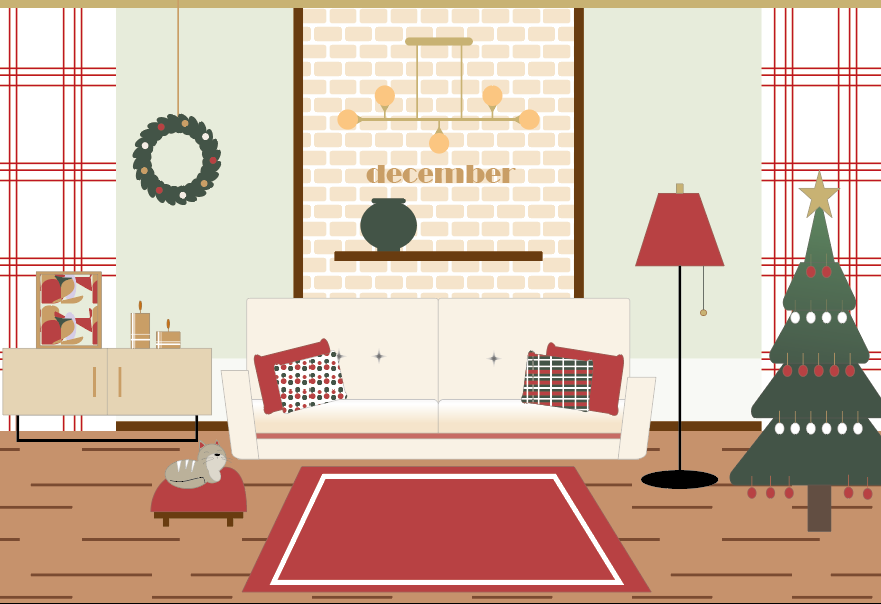 Groupwork, living room design